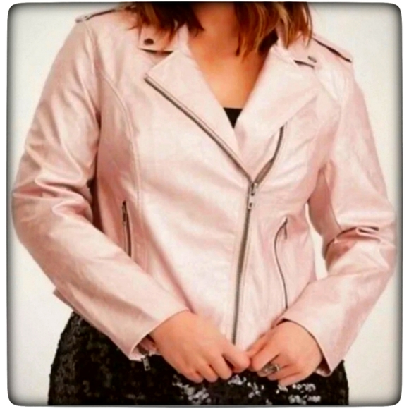 torrid Jackets & Blazers - Faux Leather Moto Jacket